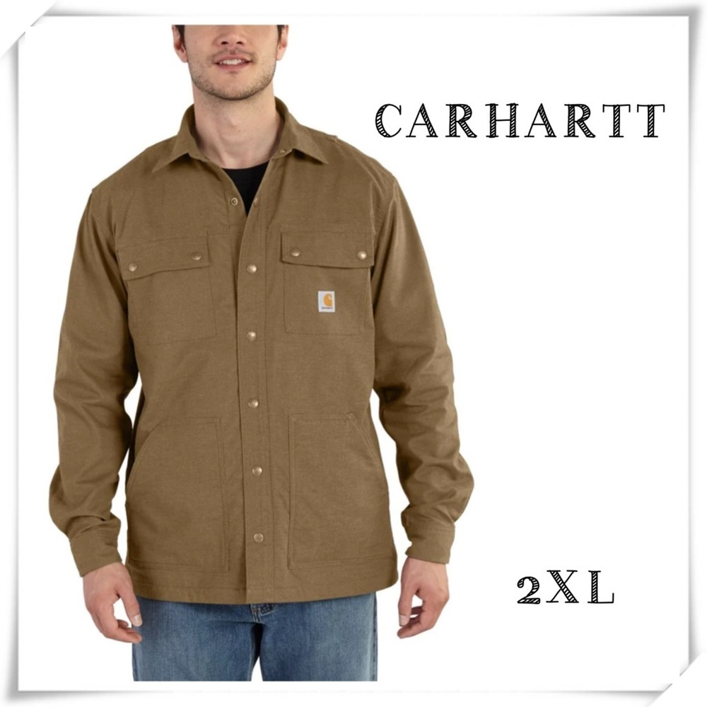 Carhartt Full Swing QD Overland Jacket in Khaki Camel Tan Size 2XL 101751 257